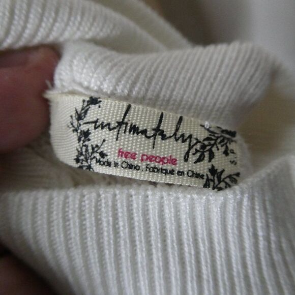 Free People Pretty in Pointelle White Bodysuit Sm - Picture 9 of 11